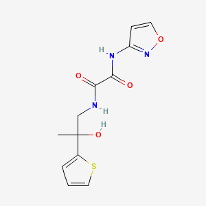 N1-(2-hydroxy-2-(thiophen-2-yl)propyl)-N2-(isoxazol-3-yl)oxalamide