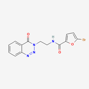 5-bromo-N-(2-(4-oxobenzo[d][1,2,3]triazin-3(4H)-yl)ethyl)furan-2-carboxamide