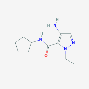 4-Amino-N-cyclopentyl-1-ethyl-1H-pyrazole-5-carboxamide