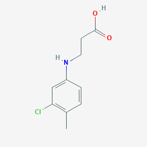 molecular formula C10H12ClNO2 B2695470 3-[(3-Chloro-4-methylphenyl)amino]propanoic acid CAS No. 944887-22-3