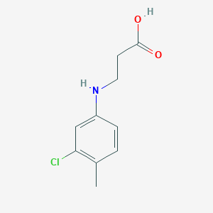 3-[(3-Chloro-4-methylphenyl)amino]propanoic acid