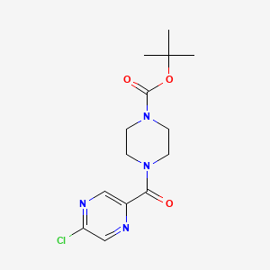 Tert-butyl 4-(5-chloropyrazine-2-carbonyl)piperazine-1-carboxylate