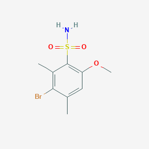 3-Bromo-6-methoxy-2,4-dimethylbenzenesulfonamide