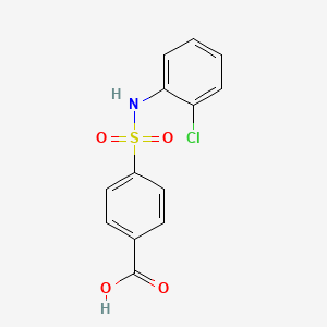 molecular formula C13H10ClNO4S B2695602 4-[(2-chlorophenyl)sulfamoyl]benzoic Acid CAS No. 380431-08-3