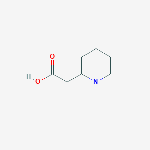 molecular formula C8H15NO2 B026957 2-(1-Methylpiperidin-2-yl)acetic acid CAS No. 107388-72-7