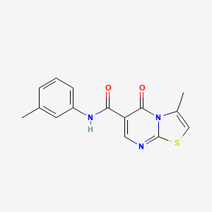 3-methyl-5-oxo-N-(m-tolyl)-5H-thiazolo[3,2-a]pyrimidine-6-carboxamide