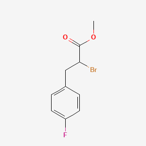 molecular formula C10H10BrFO2 B2695809 Methyl 2-bromo-3-(4-fluorophenyl)propanoate CAS No. 82455-06-9