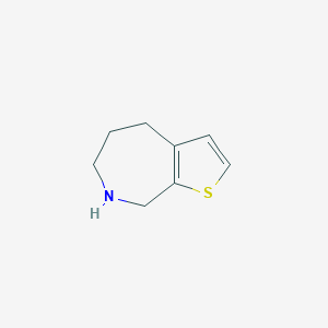 molecular formula C8H11NS B2695846 5,6,7,8-tetrahydro-4H-thieno[2,3-c]azepine CAS No. 153024-86-3