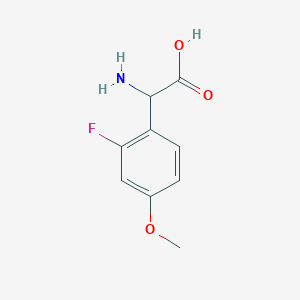 2-(2-Fluoro-4-methoxyphenyl)-DL-glycine