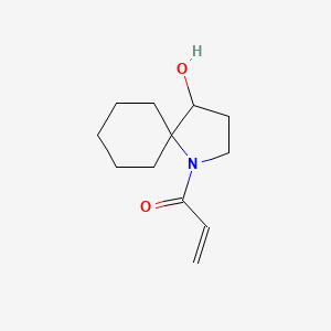 1-(4-Hydroxy-1-azaspiro[4.5]decan-1-yl)prop-2-en-1-one