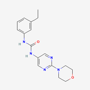 1-(3-Ethylphenyl)-3-(2-morpholinopyrimidin-5-yl)urea