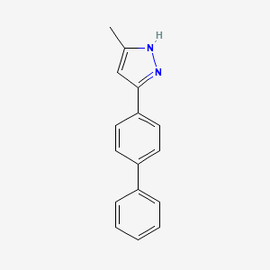 5-Biphenyl-4-yl-3-methyl-1H-pyrazole