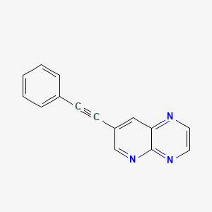 7-(2-Phenylethynyl)pyrido[2,3-b]pyrazine