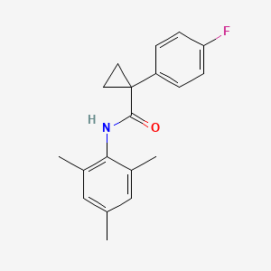 1-(4-fluorophenyl)-N-mesitylcyclopropanecarboxamide