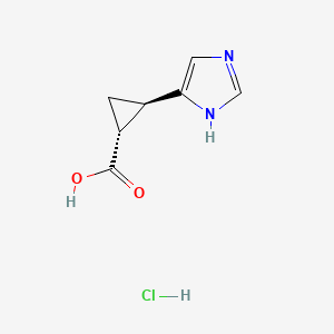(1R,2R)-2-(1H-imidazol-4-yl)cyclopropane-1-carboxylic acid hydrochloride
