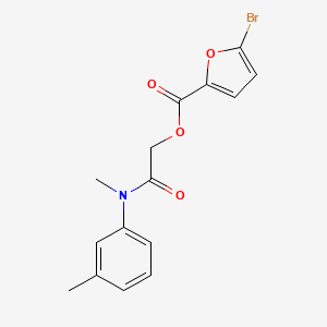 2-(Methyl(m-tolyl)amino)-2-oxoethyl 5-bromofuran-2-carboxylate