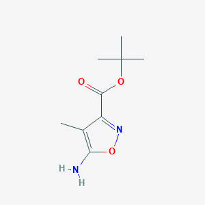 Tert-butyl 5-amino-4-methyl-1,2-oxazole-3-carboxylate