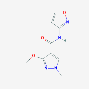 N-(isoxazol-3-yl)-3-methoxy-1-methyl-1H-pyrazole-4-carboxamide