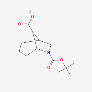 6-(tert-Butoxycarbonyl)-6-azabicyclo[3.2.1]octane-8-carboxylic acid