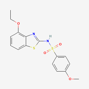 N-(4-ethoxybenzo[d]thiazol-2-yl)-4-methoxybenzenesulfonamide