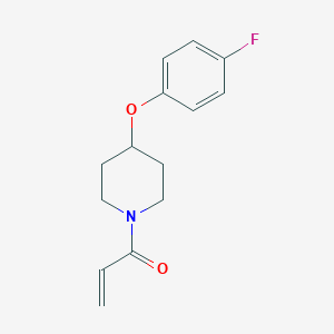 1-[4-(4-Fluorophenoxy)piperidin-1-yl]prop-2-en-1-one