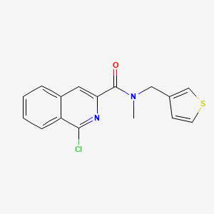 1-chloro-N-methyl-N-[(thiophen-3-yl)methyl]isoquinoline-3-carboxamide