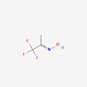 molecular formula C3H4F3NO B2696110 N-(1,1,1-trifluoropropan-2-ylidene)hydroxylamine CAS No. 431-40-3