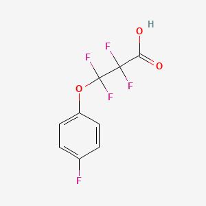 3-(4-Fluorophenoxy)-2,2,3,3-tetrafluoropropanoic acid