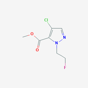 Methyl 4-chloro-1-(2-fluoroethyl)-1H-pyrazole-5-carboxylate