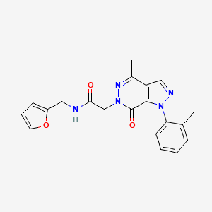 N-(furan-2-ylmethyl)-2-(4-methyl-7-oxo-1-(o-tolyl)-1H-pyrazolo[3,4-d]pyridazin-6(7H)-yl)acetamide
