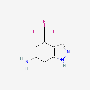 4-(trifluoromethyl)-4,5,6,7-tetrahydro-1H-indazol-6-amine, Mixture of diastereomers