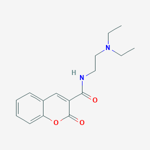 molecular formula C16H20N2O3 B2696225 N-(2-(diethylamino)ethyl)-2-oxo-2H-chromene-3-carboxamide CAS No. 326886-61-7
