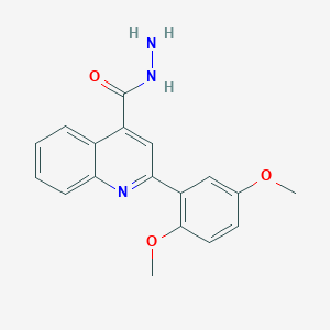 2-(2,5-Dimethoxyphenyl)quinoline-4-carbohydrazide