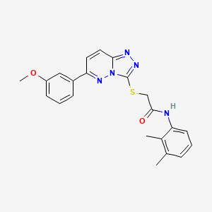 molecular formula C22H21N5O2S B2696249 N-(2,3-dimethylphenyl)-2-{[6-(3-methoxyphenyl)-[1,2,4]triazolo[4,3-b]pyridazin-3-yl]sulfanyl}acetamide CAS No. 894060-75-4
