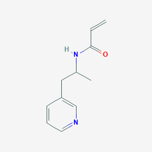 molecular formula C11H14N2O B2696287 N-(1-Pyridin-3-ylpropan-2-yl)prop-2-enamide CAS No. 2286141-83-9