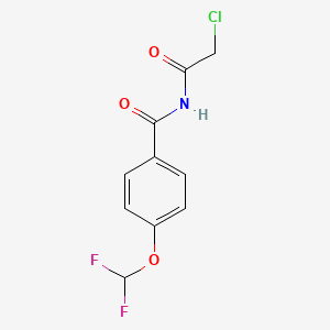 N-(2-chloroacetyl)-4-(difluoromethoxy)benzamide