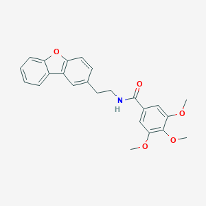 molecular formula C24H23NO5 B269631 N-[2-(dibenzo[b,d]furan-2-yl)ethyl]-3,4,5-trimethoxybenzamide 
