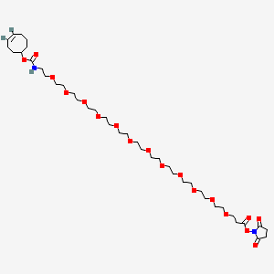 molecular formula C40H70N2O18 B2696383 TCO-PEG12-NHS ester 