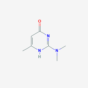 molecular formula C7H11N3O B026964 2-(Dimethylamino)-6-methyl-3H-pyrimidin-4-one CAS No. 19810-73-2