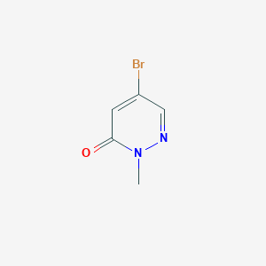 molecular formula C5H5BrN2O B2696457 5-bromo-2-methylpyridazin-3(2H)-one CAS No. 67264-09-9