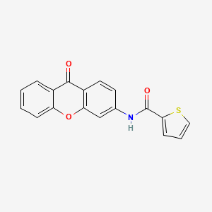 molecular formula C18H11NO3S B2696515 N-(9-oxo-9H-xanthen-3-yl)thiophene-2-carboxamide CAS No. 886148-46-5