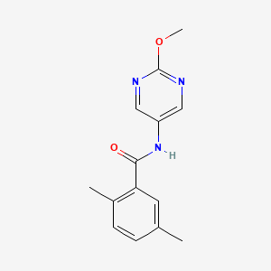 molecular formula C14H15N3O2 B2696555 N-(2-methoxypyrimidin-5-yl)-2,5-dimethylbenzamide CAS No. 1421475-49-1