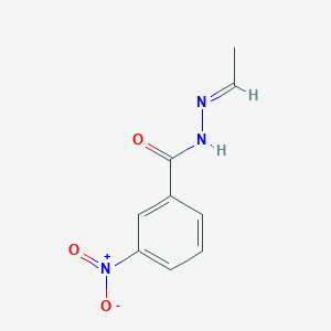 molecular formula C9H9N3O3 B2696627 (E)-N'-ethylidene-3-nitrobenzohydrazide CAS No. 325475-80-7