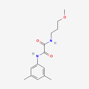 molecular formula C14H20N2O3 B2696647 N'-(3,5-DIMETHYLPHENYL)-N-(3-METHOXYPROPYL)ETHANEDIAMIDE CAS No. 363577-10-0