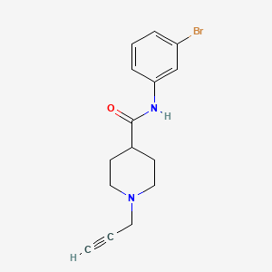 molecular formula C15H17BrN2O B2696652 N-(3-bromophenyl)-1-(prop-2-yn-1-yl)piperidine-4-carboxamide CAS No. 1427911-93-0