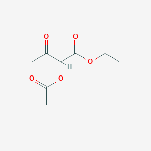 molecular formula C8H12O5 B2696655 Ethyl 2-(acetyloxy)-3-oxobutanoate CAS No. 18632-42-3