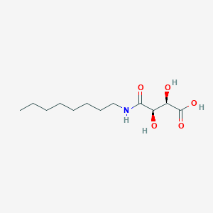 molecular formula C12H23NO5 B026967 (2R,3R)-2,3-dihydroxy-4-(octylamino)-4-oxobutanoic acid CAS No. 106231-22-5