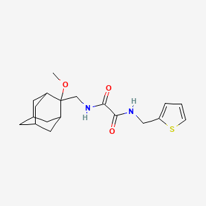 molecular formula C19H26N2O3S B2696859 N'-[(2-methoxyadamantan-2-yl)methyl]-N-[(thiophen-2-yl)methyl]ethanediamide CAS No. 1797727-49-1