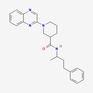 molecular formula C24H28N4O B2696906 N-(4-phenylbutan-2-yl)-1-(quinoxalin-2-yl)piperidine-3-carboxamide CAS No. 941934-26-5