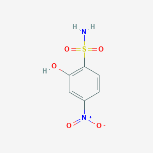 molecular formula C6H6N2O5S B2697192 2-Hydroxy-4-nitrobenzenesulfonamide CAS No. 1261863-13-1